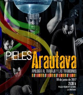 Pieles estrena su nuevo espectáculo Arautava en la Plaza Franchy Alfaro. · foto 1