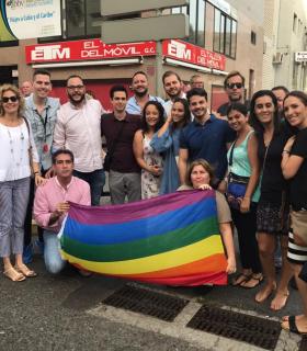 Manifiesto de los Jóvenes Nacionalistas de Canarias en conmemoración del Día Internacional LBTBI. · foto 1