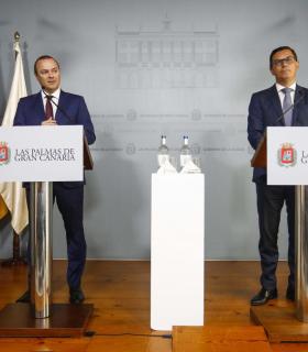 El Ayuntamiento acuerda el apoyo a la Metroguagua del Gobierno de Canarias que valora ampliar su aportación hasta un tercio de la inversión del proyecto. · foto 4