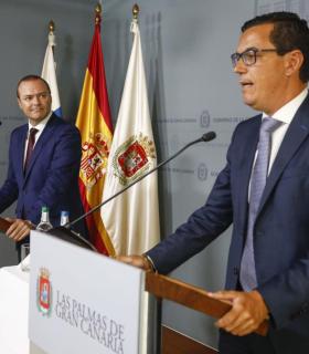 El Ayuntamiento acuerda el apoyo a la Metroguagua del Gobierno de Canarias que valora ampliar su aportación hasta un tercio de la inversión del proyecto. · foto 3
