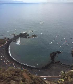 Jornada de limpieza de los fondos marinos en la playa de La Arena de Tacoronte. · foto 2