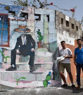 Jorge Pérez, de La Laguna, ganador del I Certamen Participativo Grafiti Canario. · foto 1
