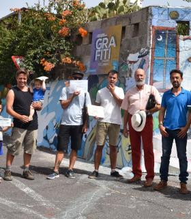 Jorge Pérez, de La Laguna, ganador del I Certamen Participativo Grafiti Canario. · foto 3