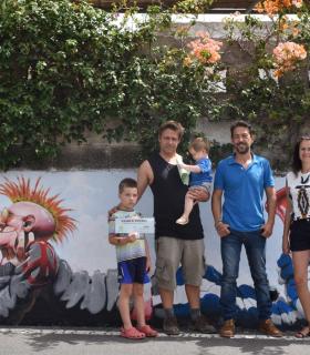 Jorge Pérez, de La Laguna, ganador del I Certamen Participativo Grafiti Canario. · foto 4