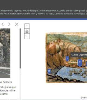 El Cabildo desarrolla una aplicación web para conocer la historia de Santa Cruz de La Palma a través de la obra ‘Palmaria’. · foto 1