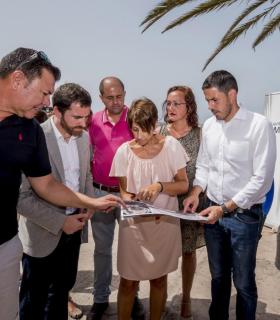 Comienzan las obras del paseo marítimo de Marañuelas a Anfi tras más de 20 años de paralización del proyecto. · foto 6