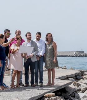 Comienzan las obras del paseo marítimo de Marañuelas a Anfi tras más de 20 años de paralización del proyecto. · foto 5