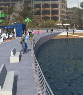 Comienzan las obras del paseo marítimo de Marañuelas a Anfi tras más de 20 años de paralización del proyecto. · foto 4