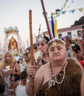 Cita con la historia, representación del hallazgo de la Virgen de Candelaria. · foto 1