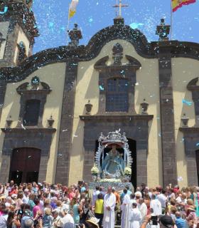 Guía celebró hoy el Día Grande de sus Fiestas Patronales en honor a La Virgen. · foto 1