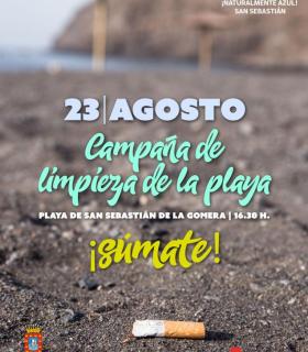 El Ayuntamiento invita a unirse a la limpieza de la playa de San Sebastián que se realiza este miércoles. · foto 1