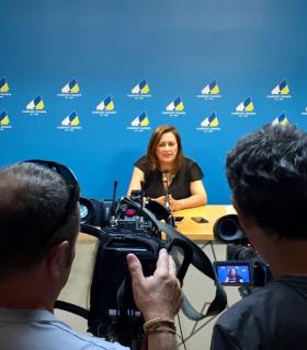 González Taño: “Confiamos en la responsabilidad de todos los partidos para asumir los retos que tenemos por delante”. · foto 1
