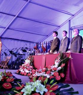 Las relaciones de Canarias con América protagonizan el Acto Institucional de las Jornadas Colombinas. · foto 1
