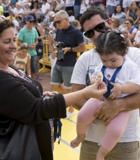 Más de 500 niños participan en la primera carrera Super Agente Kids que organiza la Policía Local de Las Palmas de Gran Canaria. · foto 7