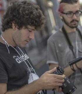 Pistoletazo de salida a los rodajes de los cortos de ‘icoDcine Festival de Cine Low Cost’ en la ciudad. · foto 2