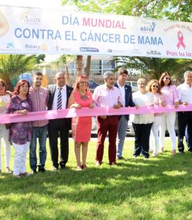 Adeje y Arona apoyan la campaña de lazos rosa por un mundo sin cáncer. · foto 2