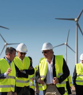 Fernando Clavijo inaugura el mayor complejo eólico de Canarias con una potencia instalada de 29,2 MW. · foto 4