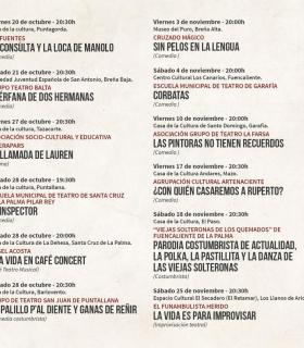 El Cabildo de La Palma ofrecerá 20 representaciones teatrales y 10 conciertos hasta diciembre. · foto 3