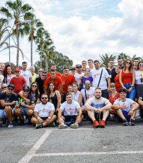 Más de 2.000 personas comparten su afición por el motor en el 2º Encuentro Solidario de Coches Japoneses en Arguineguín. · foto 2