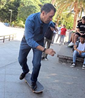 Pablo Pérez y Eduardo Koy se coronan en el primer ‘SkateFest Ciudad de Santa Cruz’. · foto 1