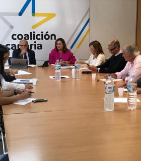 González Taño: CC quiere contribuir a mejorar las condiciones de vida de los canarios y canarias que lo pasan mal en Venezuela. · foto 2