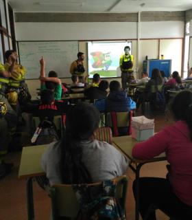 El Eirif de La Palma da formación sobre la prevención de incendios en los colegios de la Isla. · foto 3