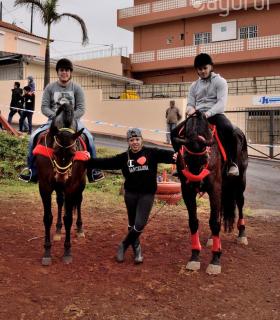 Demostración de arado con yuntas y siembra de sementero, zunchado de ruedas de carreta y carrera de sortija a caballo. San Juan. Tacoronte, 21-01-2017 · foto 93