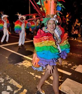 Cabalgata anunciadora del Carnaval de Santa Cruz de Tenerife 2017 · foto 100