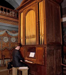 Inauguración del órgano del siglo XIX recién restaurado y Santa Misa en Honor a Santa Catalina y Santa Cecilia · foto 1