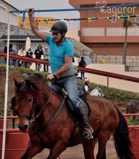 Demostración de arado con yuntas y siembra de sementero, zunchado de ruedas de carreta y carrera de sortija a caballo. San Juan. Tacoronte, 21-01-2017 · foto 70