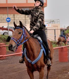 Demostración de arado con yuntas y siembra de sementero, zunchado de ruedas de carreta y carrera de sortija a caballo. San Juan. Tacoronte, 21-01-2017 · foto 90