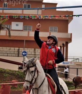 Demostración de arado con yuntas y siembra de sementero, zunchado de ruedas de carreta y carrera de sortija a caballo. San Juan. Tacoronte, 21-01-2017 · foto 102