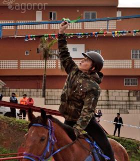 Demostración de arado con yuntas y siembra de sementero, zunchado de ruedas de carreta y carrera de sortija a caballo. San Juan. Tacoronte, 21-01-2017 · foto 105