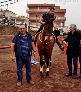 Demostración de arado con yuntas y siembra de sementero, zunchado de ruedas de carreta y carrera de sortija a caballo. San Juan. Tacoronte, 21-01-2017 · foto 116