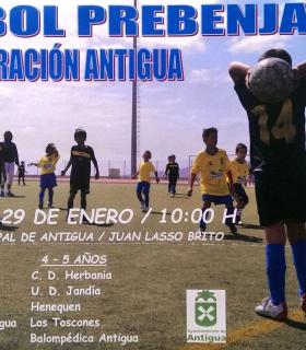 Concentración de Fútbol Prebenjamín este domingo en Antigua. · foto 1