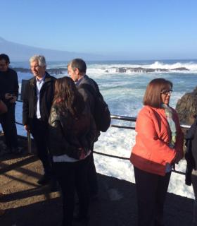 El presidente del Gobierno, Fernándo Clavijo, visita Tacoronte. · foto 2
