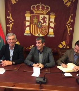 El presidente del Gobierno, Fernándo Clavijo, visita Tacoronte. · foto 5