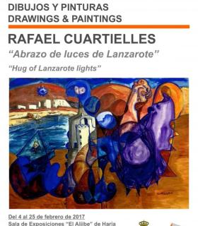Rafael Cuartielles inaugura exposición en la sala El Aljibe de Haría. · foto 1