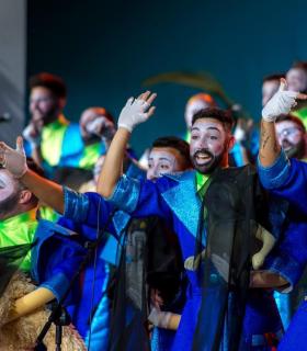 Zeta Zetas consigue el primer premio de Interpretación del concurso de Murgas de Santa Cruz de Tenerife. · foto 1