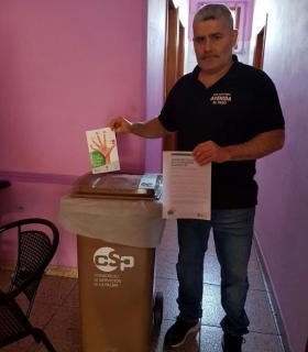 Comienza el reparto de contenedores para la separación de biorresiduos en los establecimientos de El Paso y Los Llanos. · foto 2