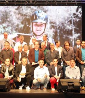 Rinder y Mohino, mejores deportistas de Adeje en una gala que homenajeó al patinador Javier Fernández. · foto 1