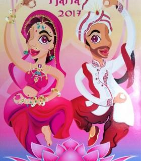 Fiestas de Carnaval de Haría 2017 Bollywood llega al palmeral por carnaval. · foto 1