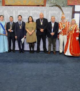 El Cabildo de Tenerife recibe a una delegación del Carnaval alemán. · foto 1