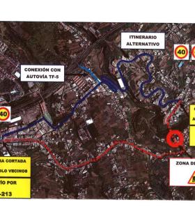 Comienzan las obras de refuerzo del talud en la zona del Puente de Hierro de Santa Úrsula. · foto 1