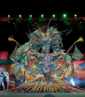 Eva Cabrera, Reina del Carnaval 2017 del municipio de Tuineje. · foto 3