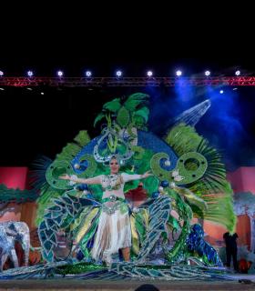 Eva Cabrera, Reina del Carnaval 2017 del municipio de Tuineje. · foto 6