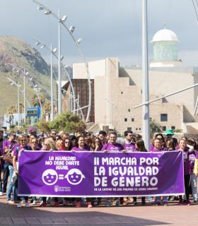 Las Palmas de Gran Canaria celebra por segunda vez una Marcha por la Igualdad de Género. · foto 3