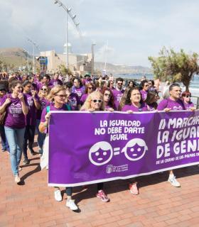 Las Palmas de Gran Canaria celebra por segunda vez una Marcha por la Igualdad de Género. · foto 1