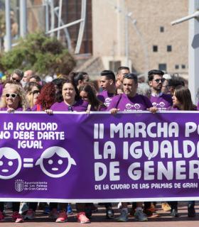 Las Palmas de Gran Canaria celebra por segunda vez una Marcha por la Igualdad de Género. · foto 5