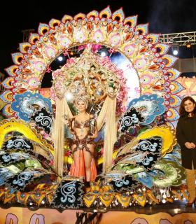 Verónica Reinoso González, Reina del Carnaval de Candelaria 2017. · foto 3